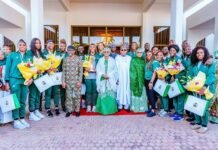 Tinubu gifts $100,000, flats, OON to victorious D’Tigress