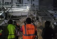 Three-storey building collapses in Yaba, four rescued