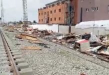 Miscreants Set Fagba Railway Corridor Ablaze