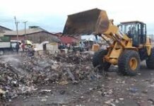LAWMA Clears Illegal Structures Along Alaba Rago Corridor