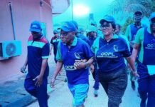 Obasanjo Leads 100 Seniors on Keep-Fit Walk