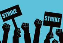 Public service workers begin three-day warning strike